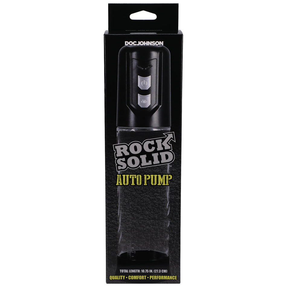 Rock Solid Auto Pump Black/Clear - Zateo Joy