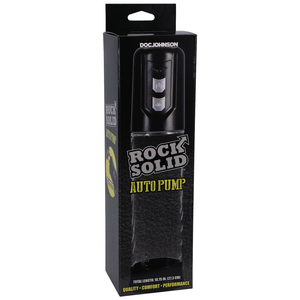 Rock Solid Auto Pump Black/Clear - Zateo Joy