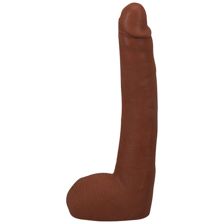 Signature Cocks Alex Jones ULTRASKYN 11 in. Dual Density Dildo with Removable Vac-U-Lock Suction Cup Tan - Zateo Joy