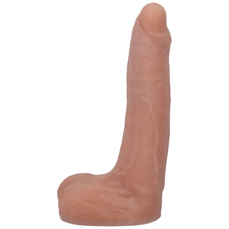 Signature Cocks Owen Gray 8 in. Dual-Density Dildo with Vac-U-Lock Suction Cup Beige - Zateo Joy