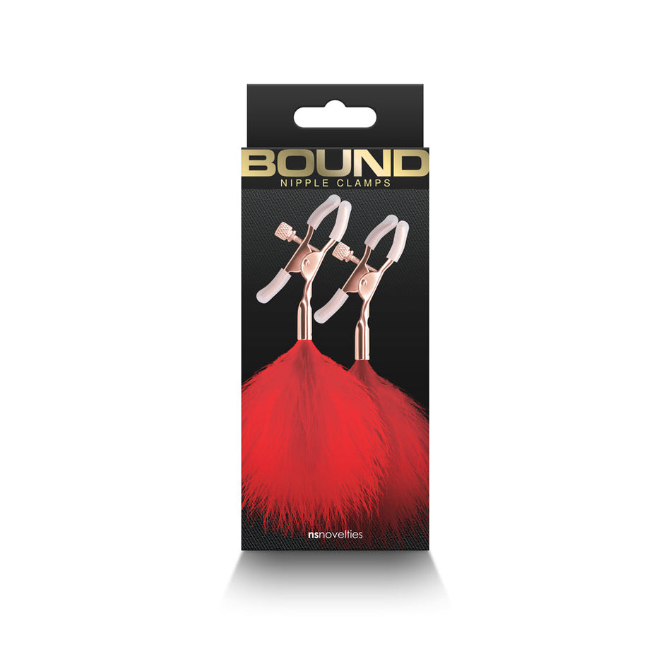 Bound Nipple Clamps F1 Red - Zateo Joy