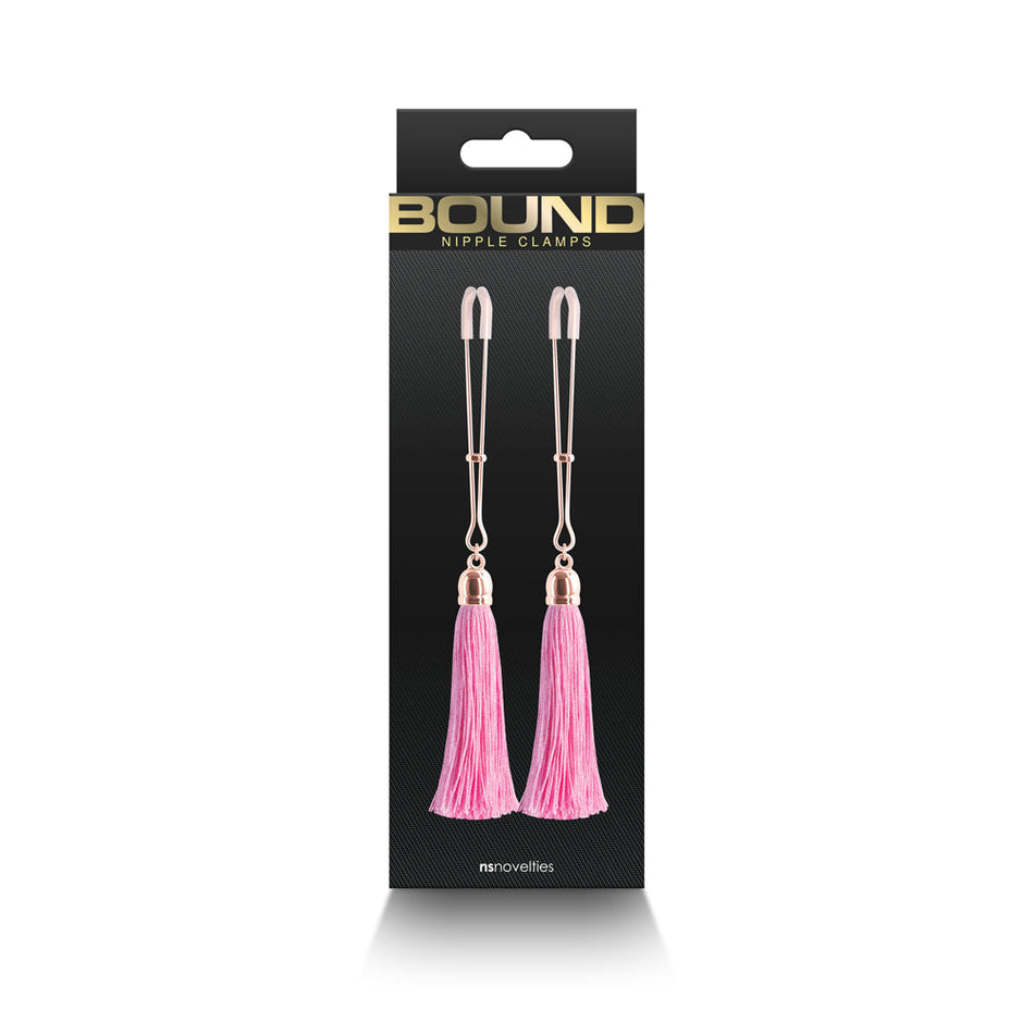 Bound Nipple Clamps T1 Pink - Zateo Joy