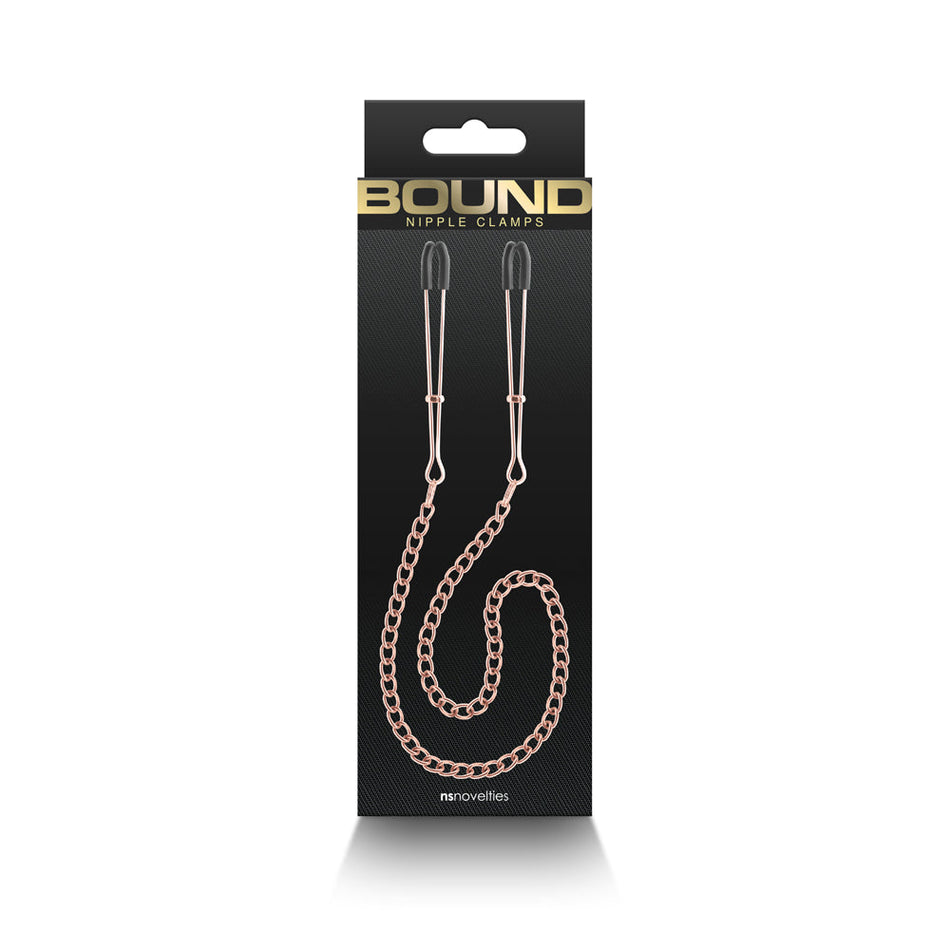 Bound Nipple Clamps DC3 Rose Gold - Zateo Joy