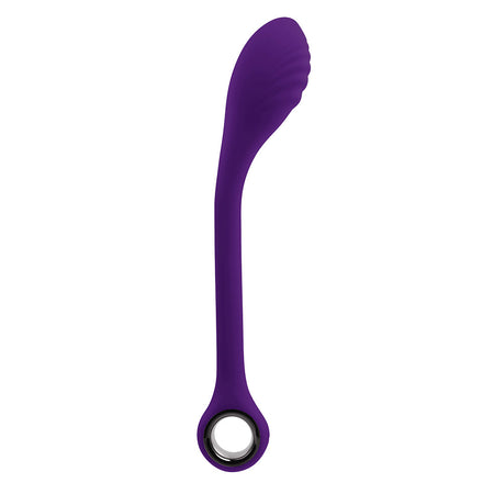 Playboy Spot On Rechargeable Posable Silicone G-Spot Vibrator Acai - Zateo Joy