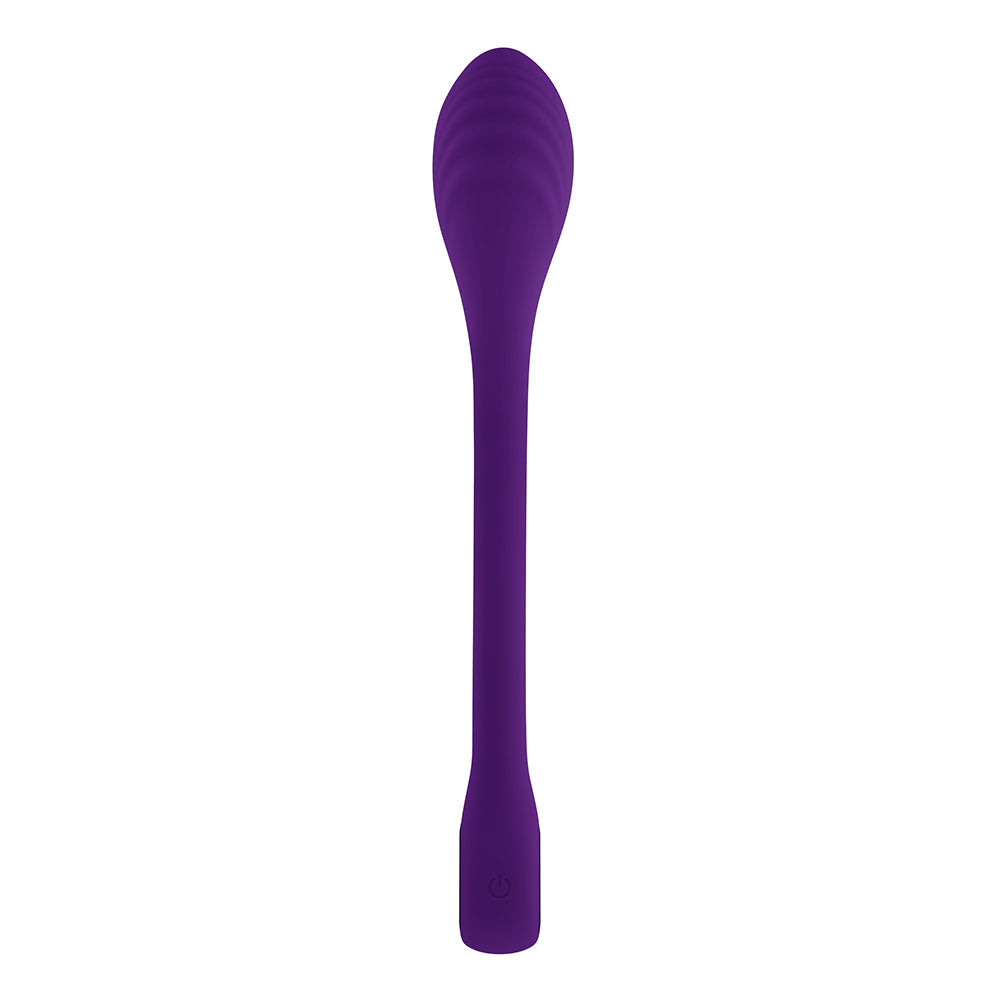 Playboy Spot On Rechargeable Posable Silicone G-Spot Vibrator Acai - Zateo Joy