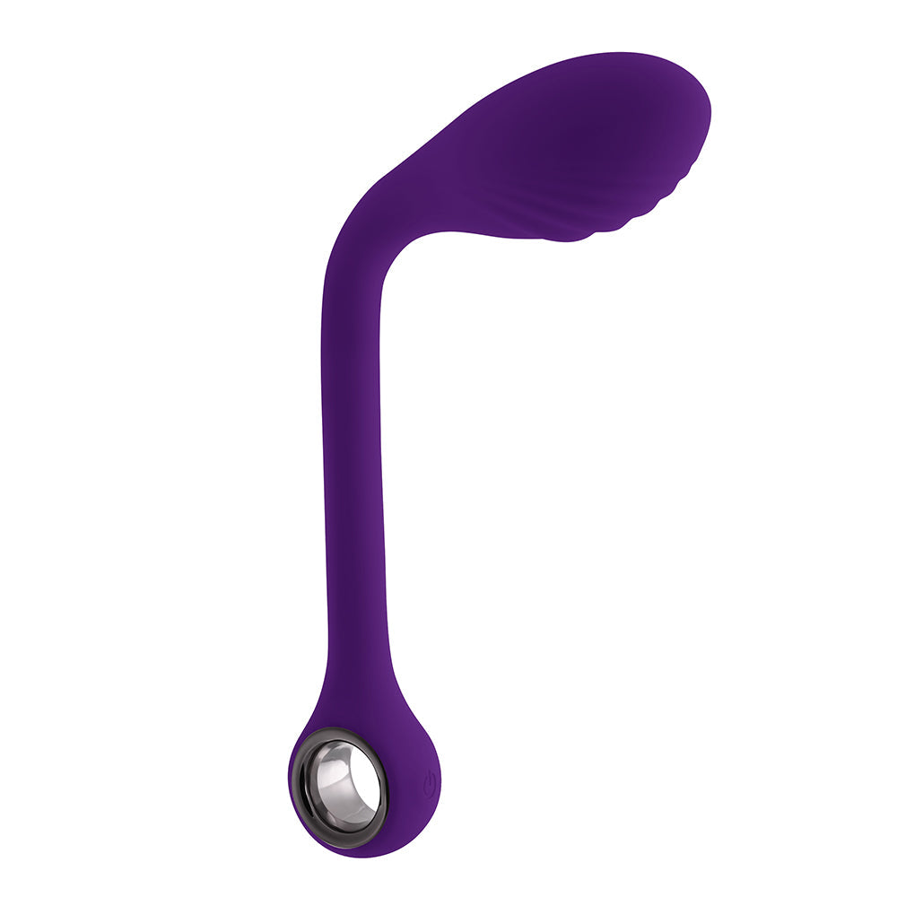 Playboy Spot On Rechargeable Posable Silicone G-Spot Vibrator Acai - Zateo Joy