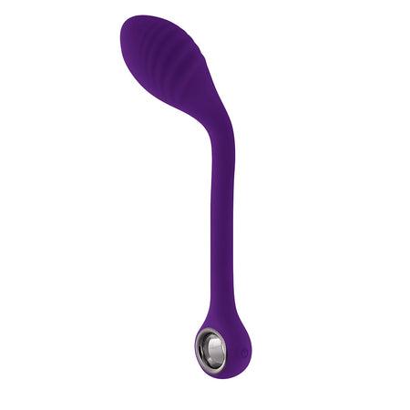 Playboy Spot On Rechargeable Posable Silicone G-Spot Vibrator Acai - Zateo Joy