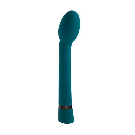 Playboy On The Spot Rechargeable Silicone G-Spot Vibrator Deep Teal - Zateo Joy