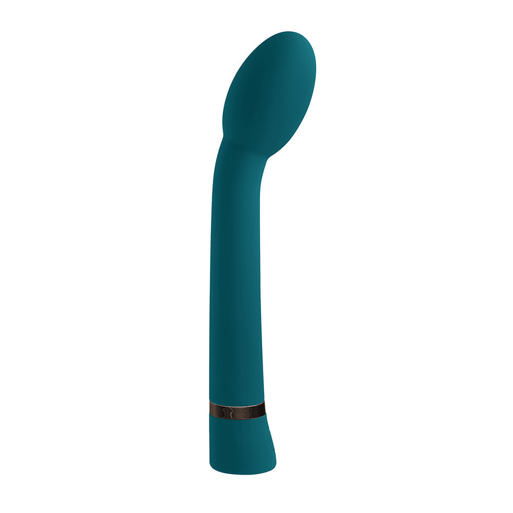 Playboy On The Spot Rechargeable Silicone G-Spot Vibrator Deep Teal - Zateo Joy