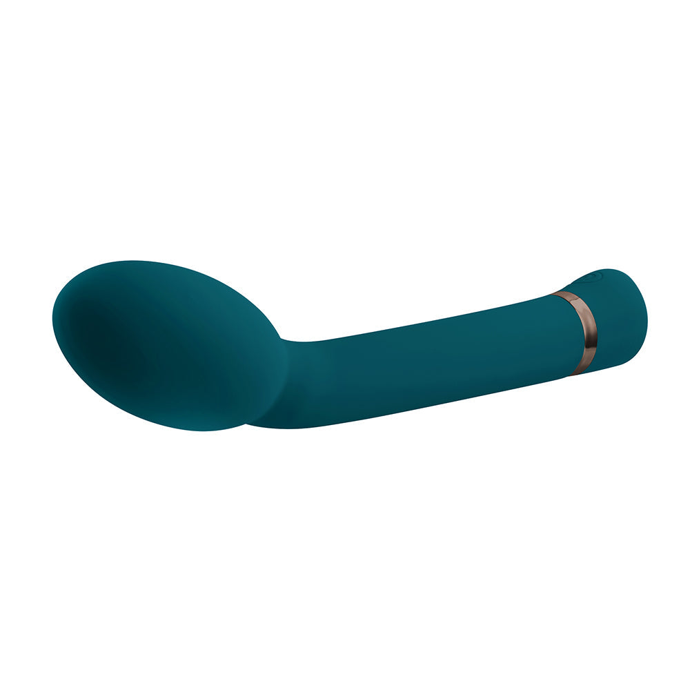 Playboy On The Spot Rechargeable Silicone G-Spot Vibrator Deep Teal - Zateo Joy