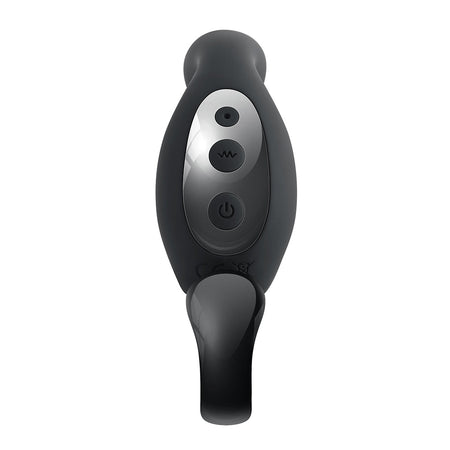 Playboy Come Hither Rechargeable Remote Controlled Silicone Vibrating Prostate Massager Black - Zateo Joy