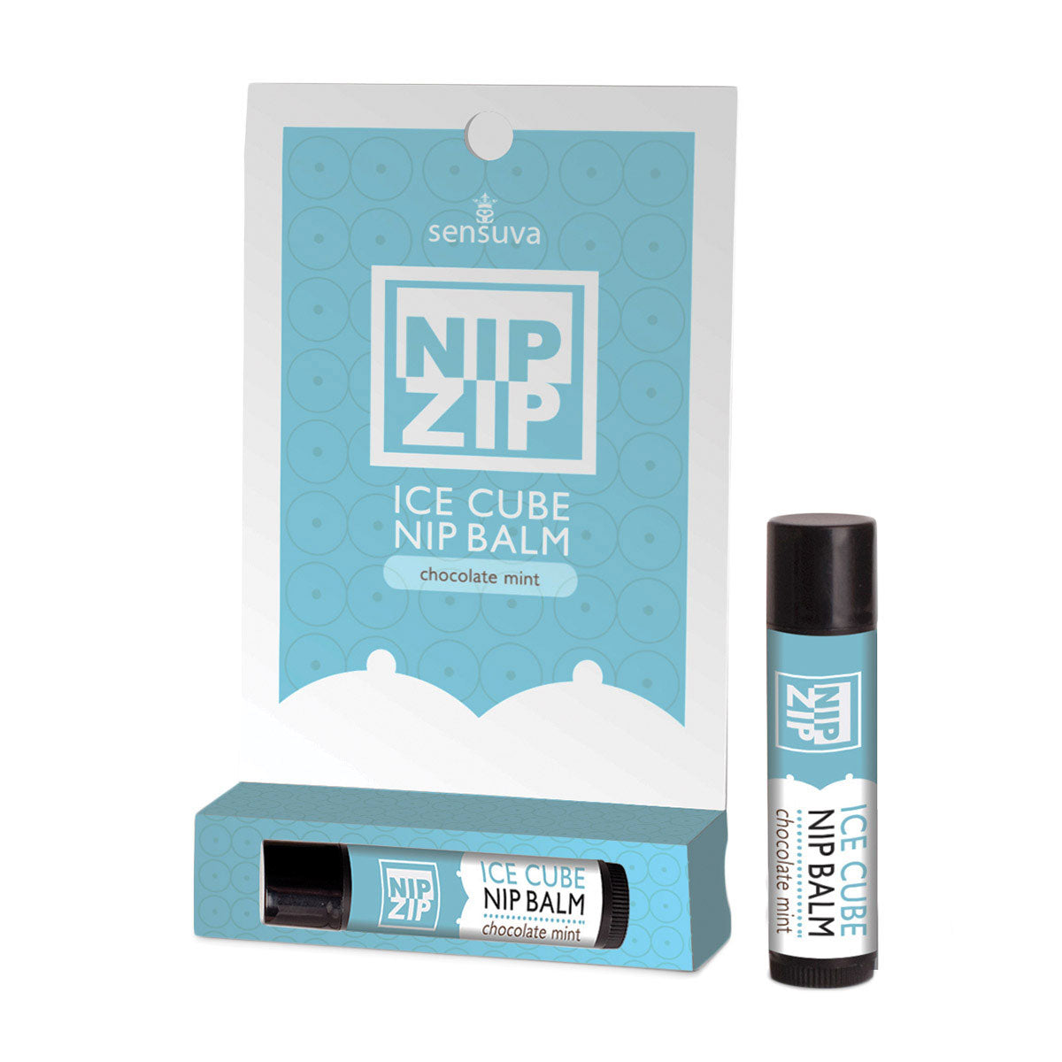 Sensuva Nip Zip Ice Cube Nipple Balm Chocolate Mint - Zateo Joy