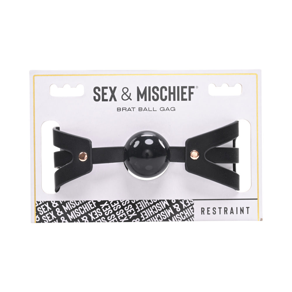 Sportsheets Sex & Mischief Brat Ball Gag - Zateo Joy