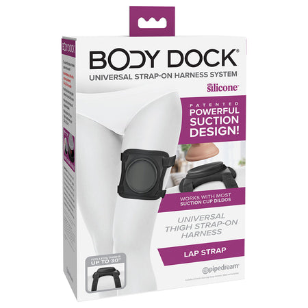 Body Dock Lap Strap Silicone Strap-On Thigh Harness - Zateo Joy