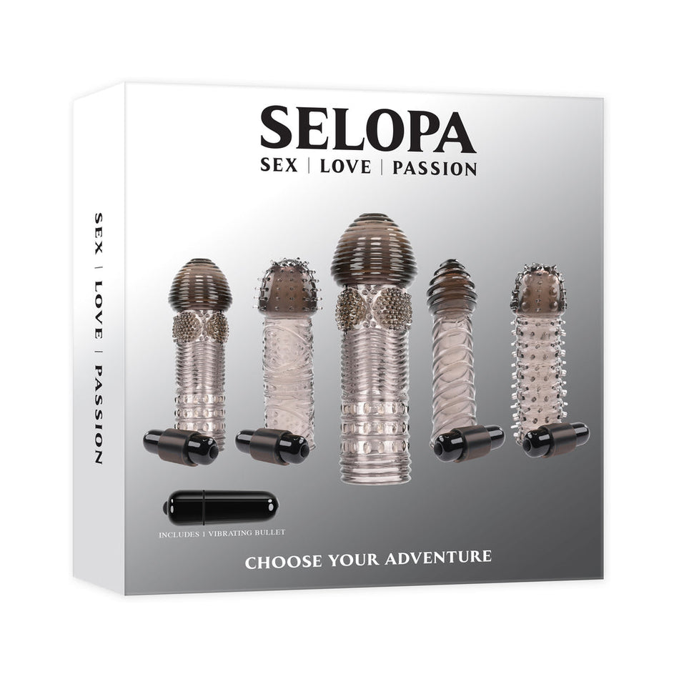 Selopa Choose Your Adventure Sleeve Kit with Bullet Smoke Clear - Zateo Joy