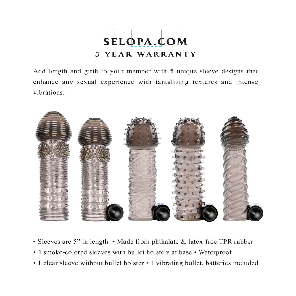 Selopa Choose Your Adventure Sleeve Kit with Bullet Smoke Clear - Zateo Joy