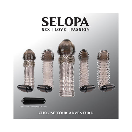 Selopa Choose Your Adventure Sleeve Kit with Bullet Smoke Clear - Zateo Joy