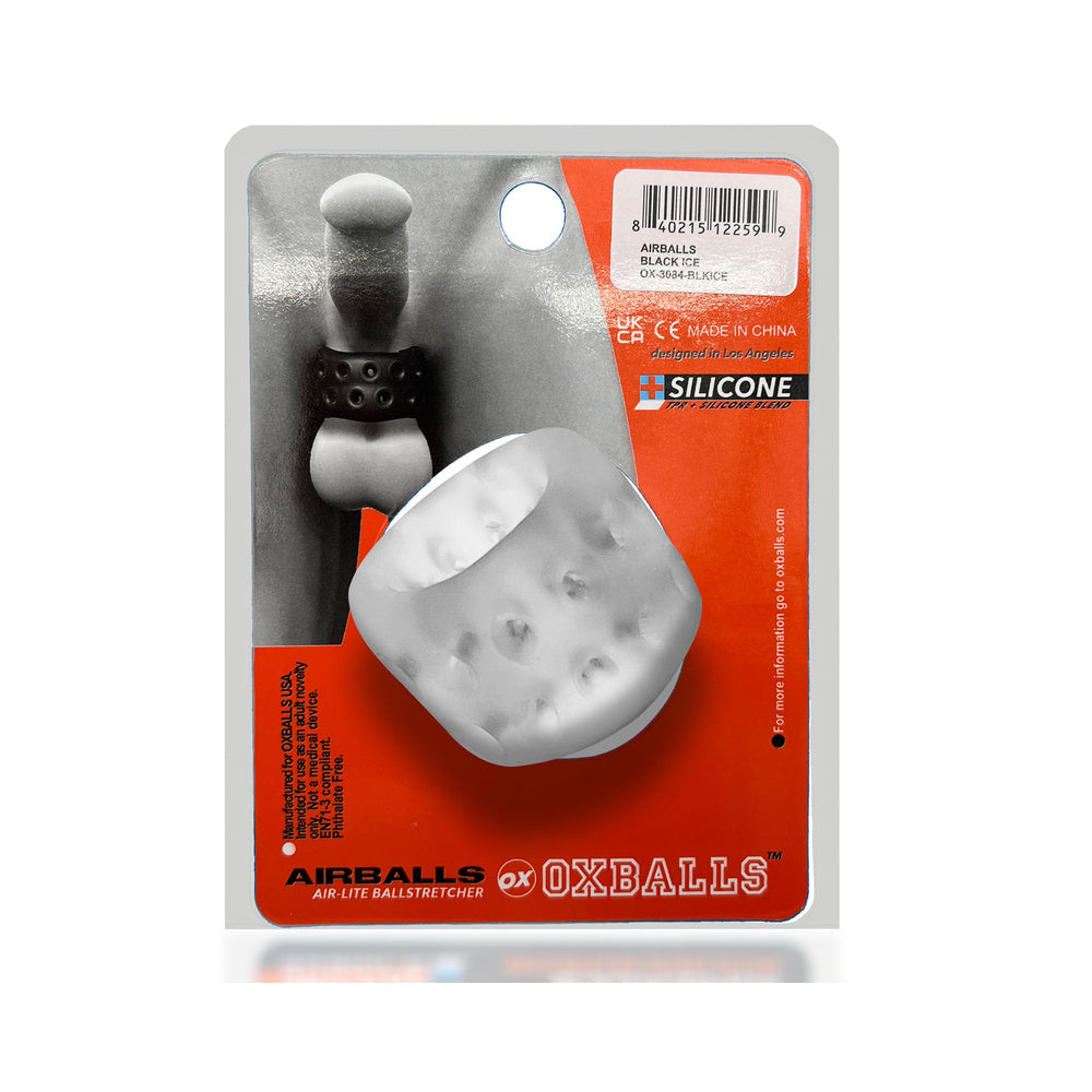 OxBalls Airballs Air-Lite Ballstretcher Clear Ice - Zateo Joy