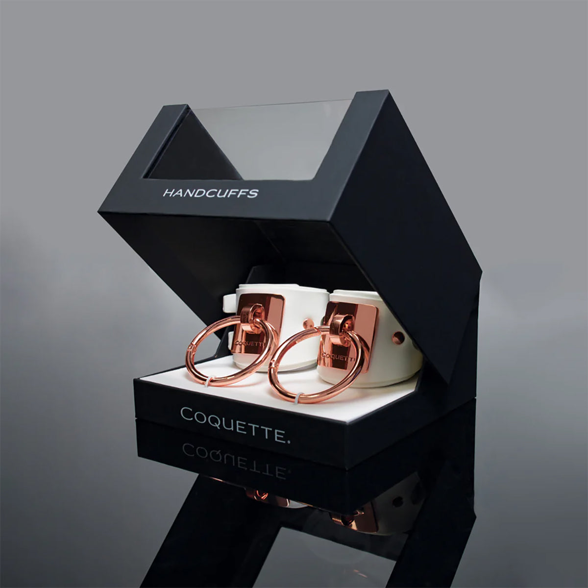 Coquette Pleasure Collection Cuffs White - Zateo Joy