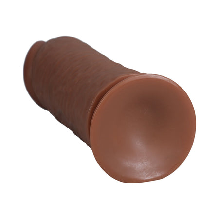 RealRock Extra Thick 10 in. Dildo Tan - Zateo Joy