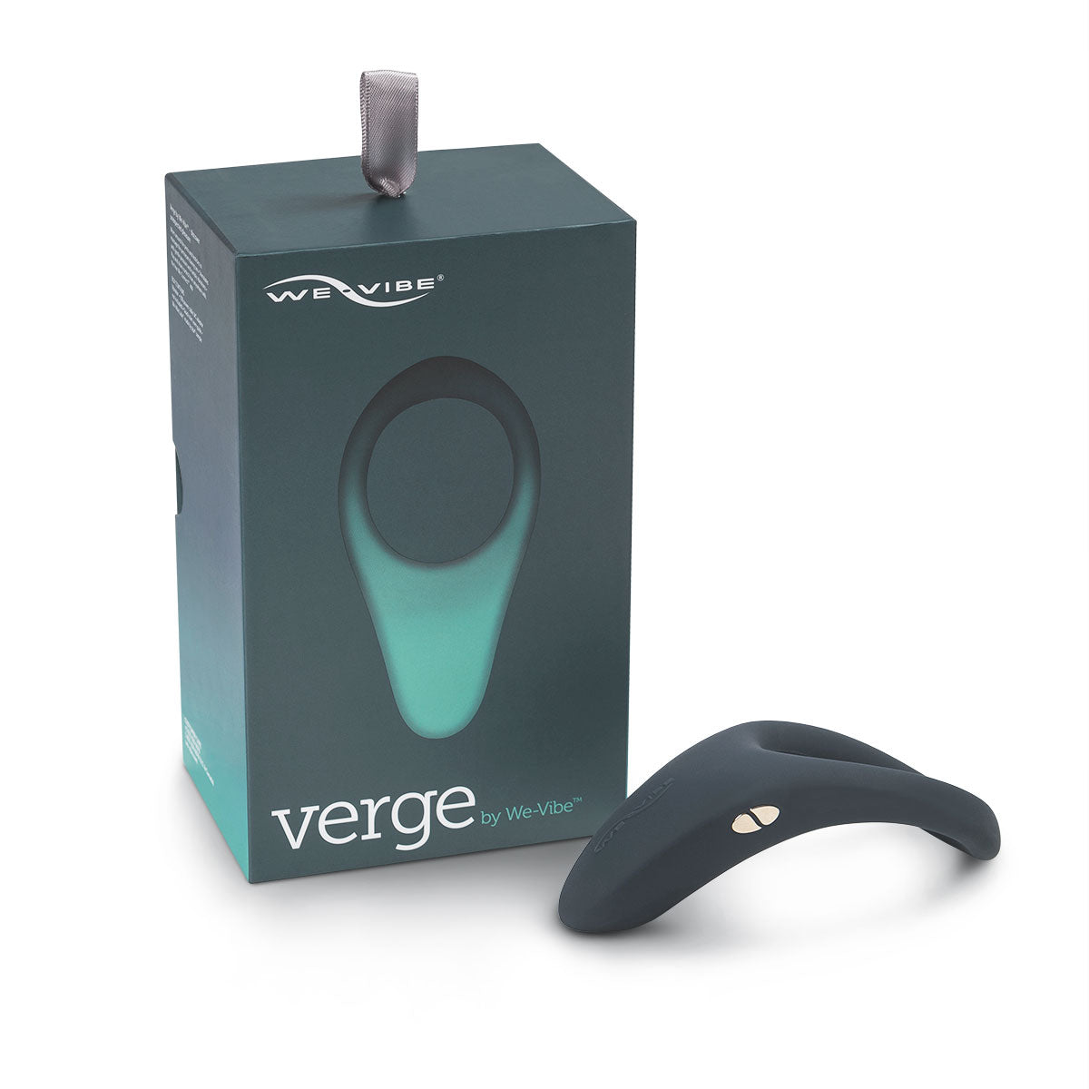 We-Vibe Verge Rechargeable Vibrating Perineum Stimulator Cockring Slate - Zateo Joy