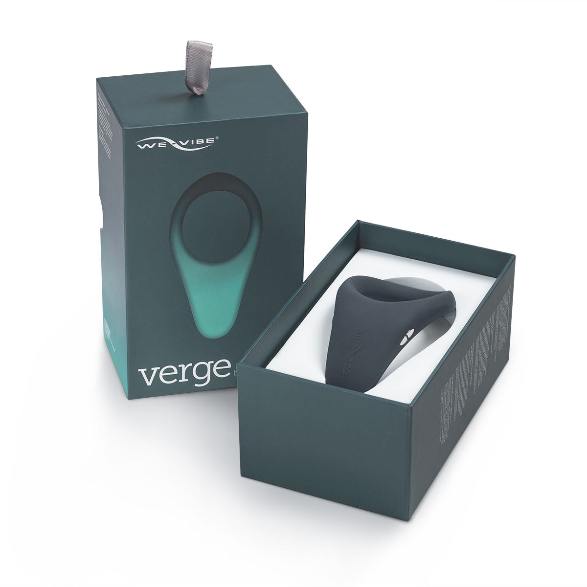 We-Vibe Verge Rechargeable Vibrating Perineum Stimulator Cockring Slate - Zateo Joy