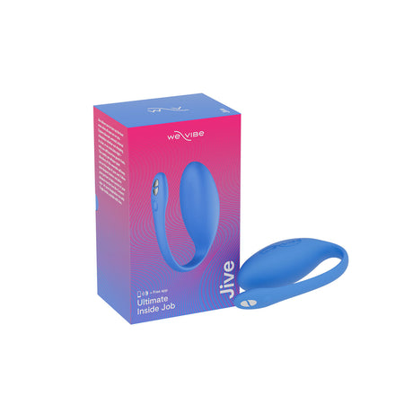 We-Vibe Jive Rechargeable Silicone Wearable Bluetooth Egg Vibrator Blue - Zateo Joy