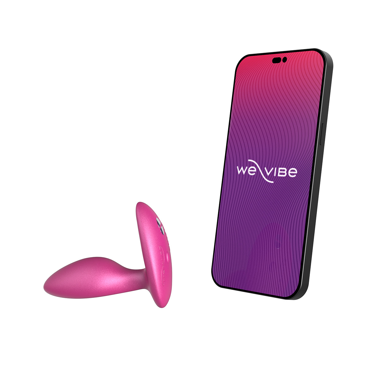 We-Vibe Ditto+ Rechargeable Remote-Controlled Silicone Vibrating Anal Plug Cosmic Pink - Zateo Joy