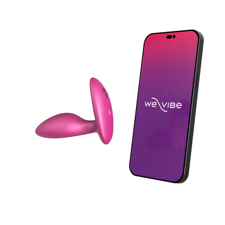 We-Vibe Ditto+ Rechargeable Remote-Controlled Silicone Vibrating Anal Plug Cosmic Pink - Zateo Joy