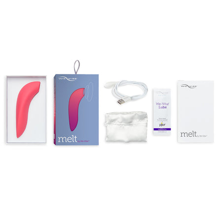 We-Vibe Melt Rechargeable Silicone Pleasure Air Clitoral Stimulator Pink - Zateo Joy