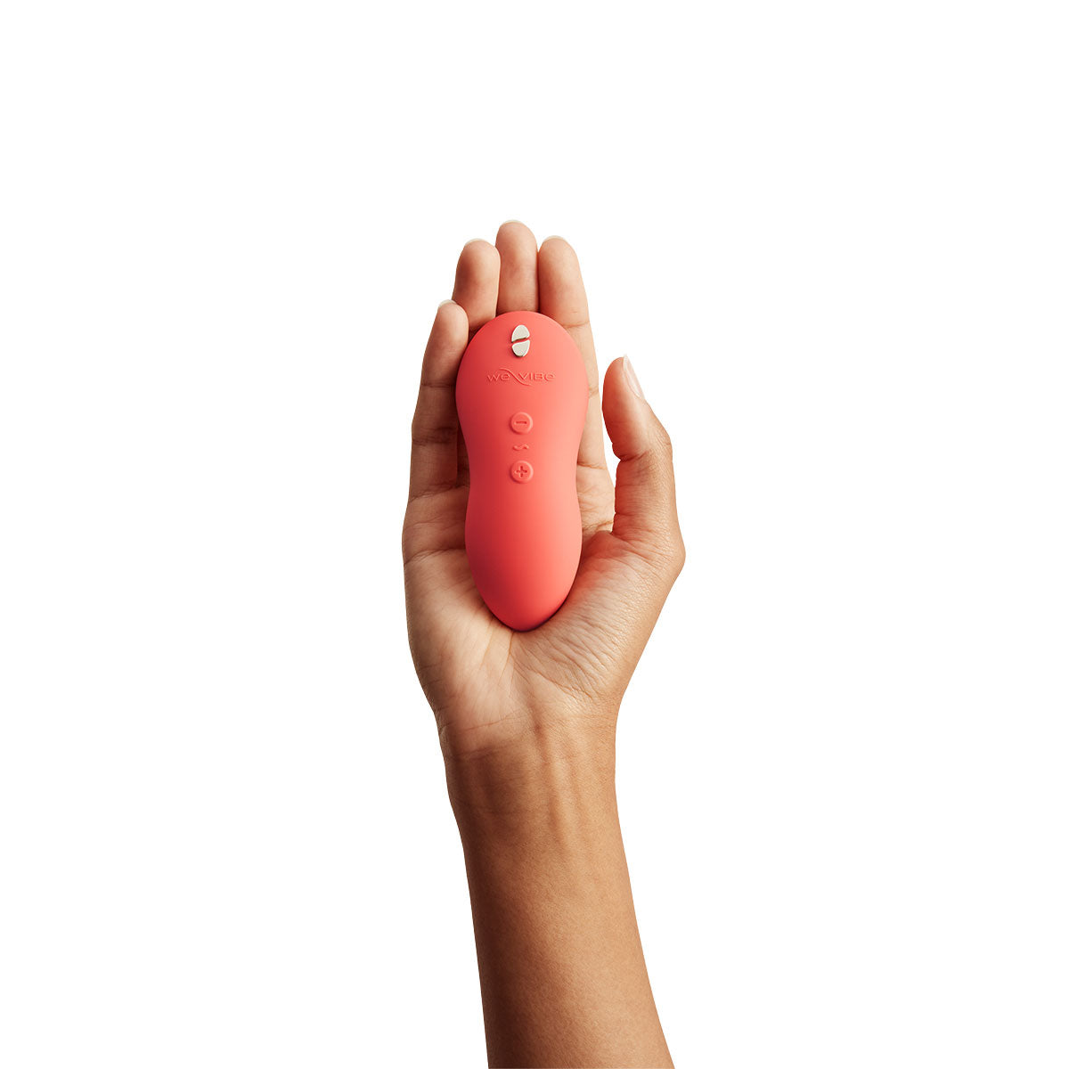 We-Vibe Touch X Rechargeable Silicone Lay-On Vibrator & Massager Crave Coral - Zateo Joy