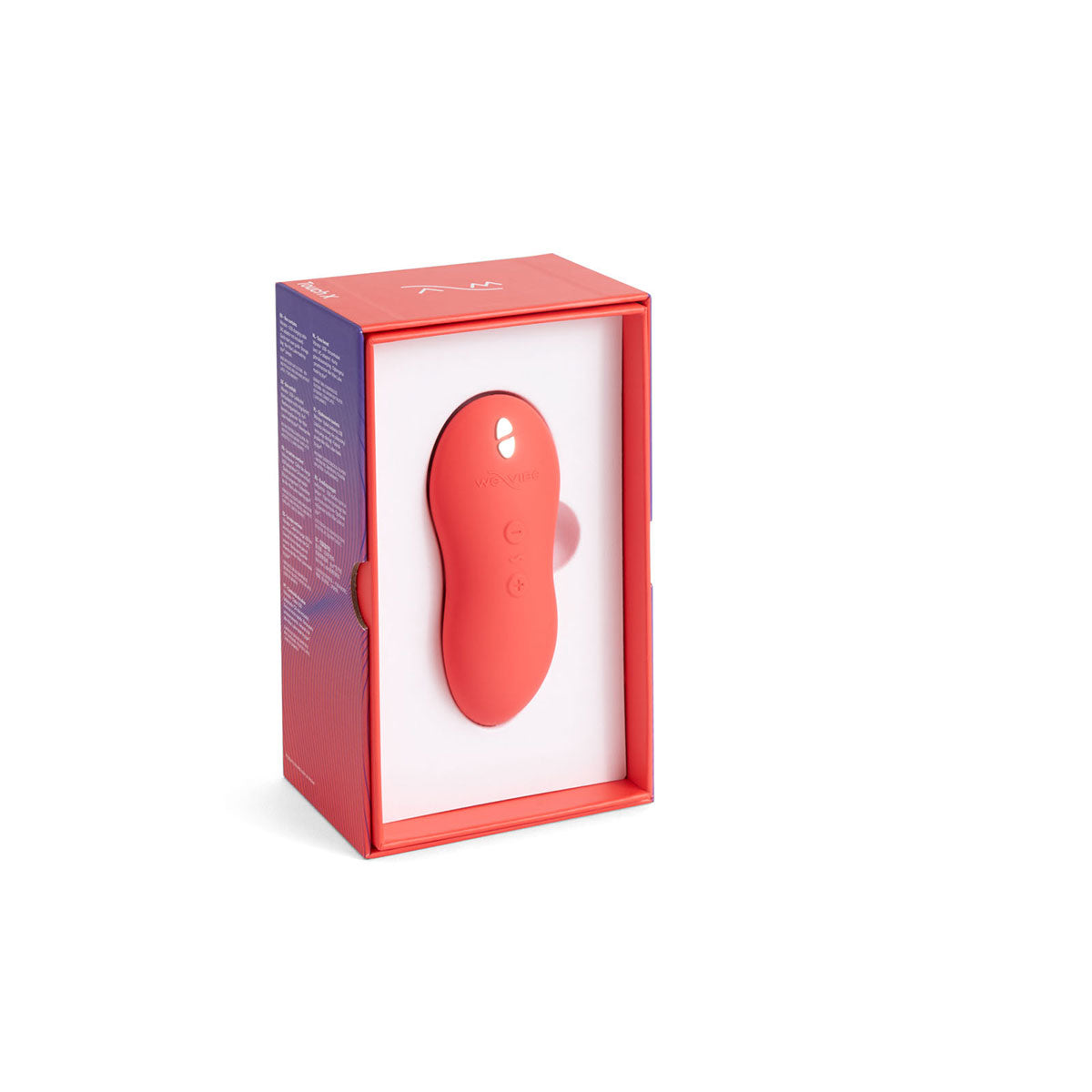 We-Vibe Touch X Rechargeable Silicone Lay-On Vibrator & Massager Crave Coral - Zateo Joy