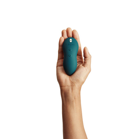 We-Vibe Touch X Rechargeable Silicone Lay-On Vibrator & Massager Green Velvet - Zateo Joy