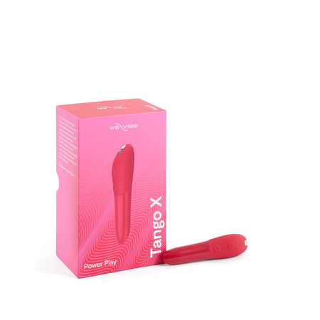 We-Vibe Tango X Rechargeable Silicone Intense Bullet Vibrator Cherry Red - Zateo Joy