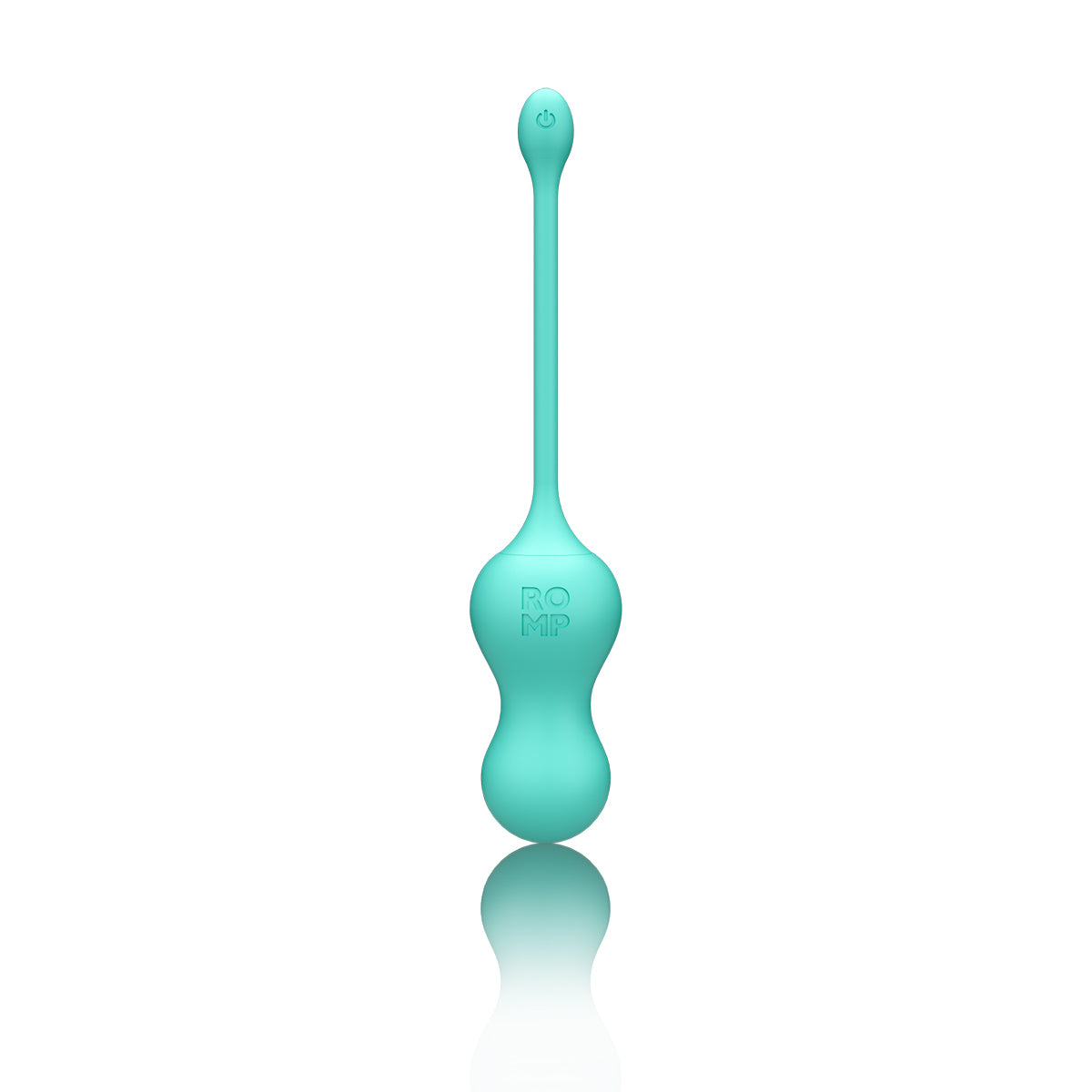 ROMP Cello Rechargeable Remote-Controlled Silicone G-Spot Egg Vibrator Light Teal - Zateo Joy