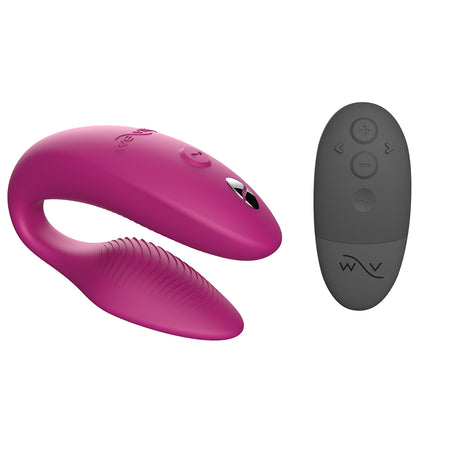 We-Vibe Sync 2 Rechargeable Silicone Couples Vibrator Rose - Zateo Joy