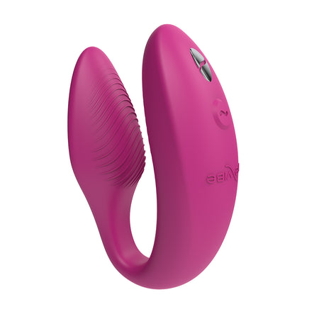 We-Vibe Sync 2 Rechargeable Silicone Couples Vibrator Rose - Zateo Joy