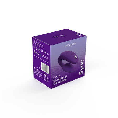 We-Vibe Sync 2 Rechargeable Silicone Couples Vibrator Purple - Zateo Joy