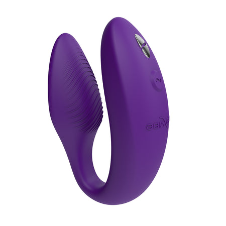 We-Vibe Sync 2 Rechargeable Silicone Couples Vibrator Purple - Zateo Joy