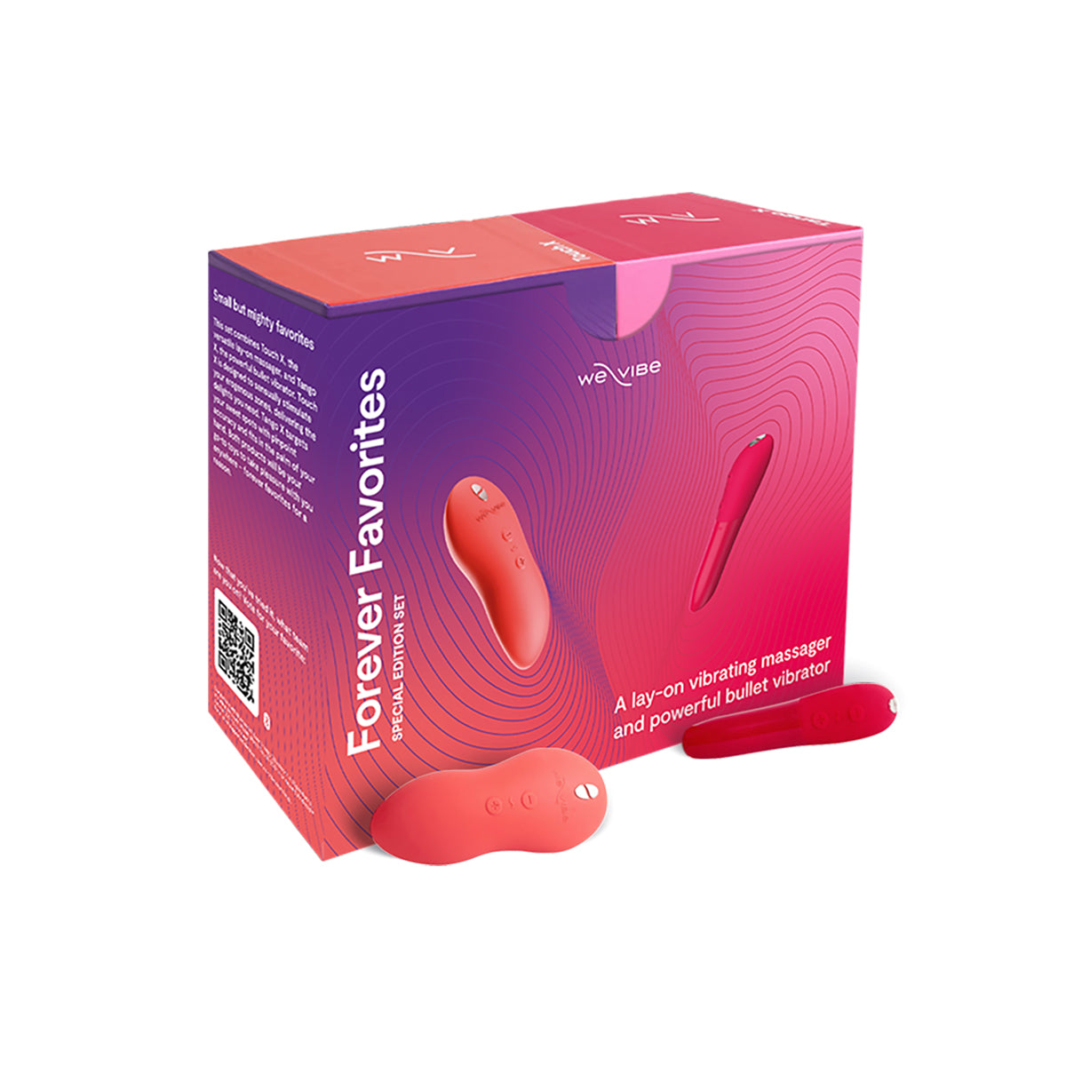 We-Vibe Forever Favorites Set (Tango X & Touch X) Red/Coral - Zateo Joy