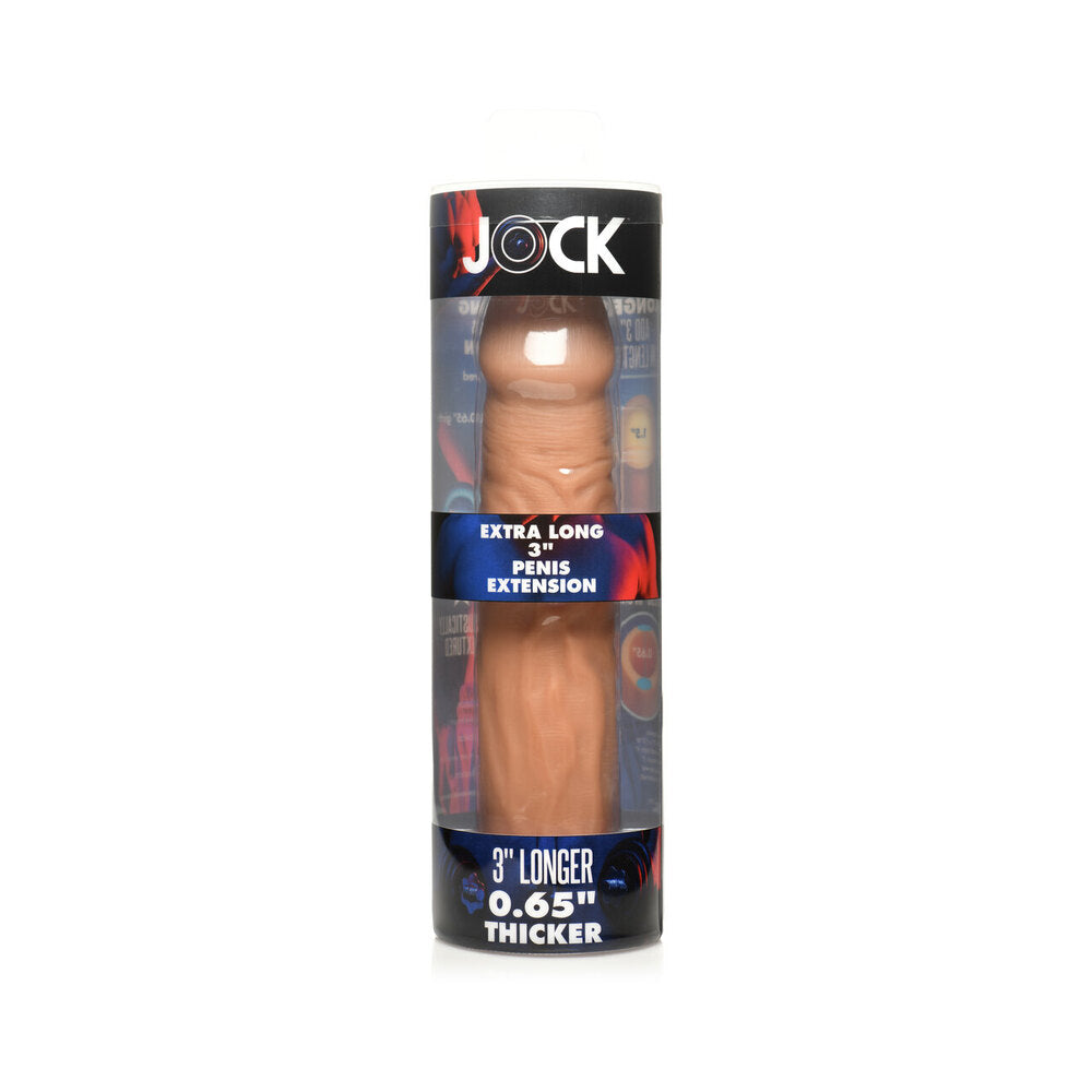Jock Extra Long Penis Extension Sleeve 3 in. Medium - Zateo Joy