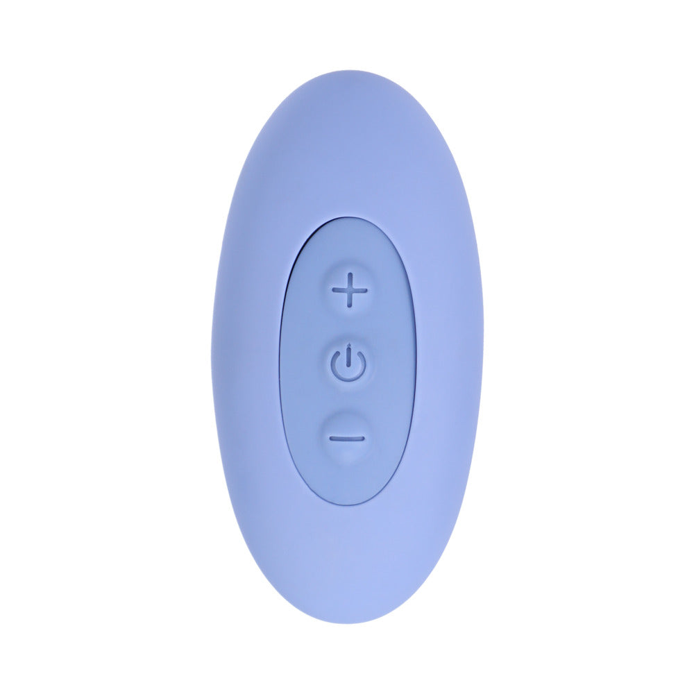 Tryst Duet Double Ended Vibrator with Wireless Remote Periwinkle - Zateo Joy