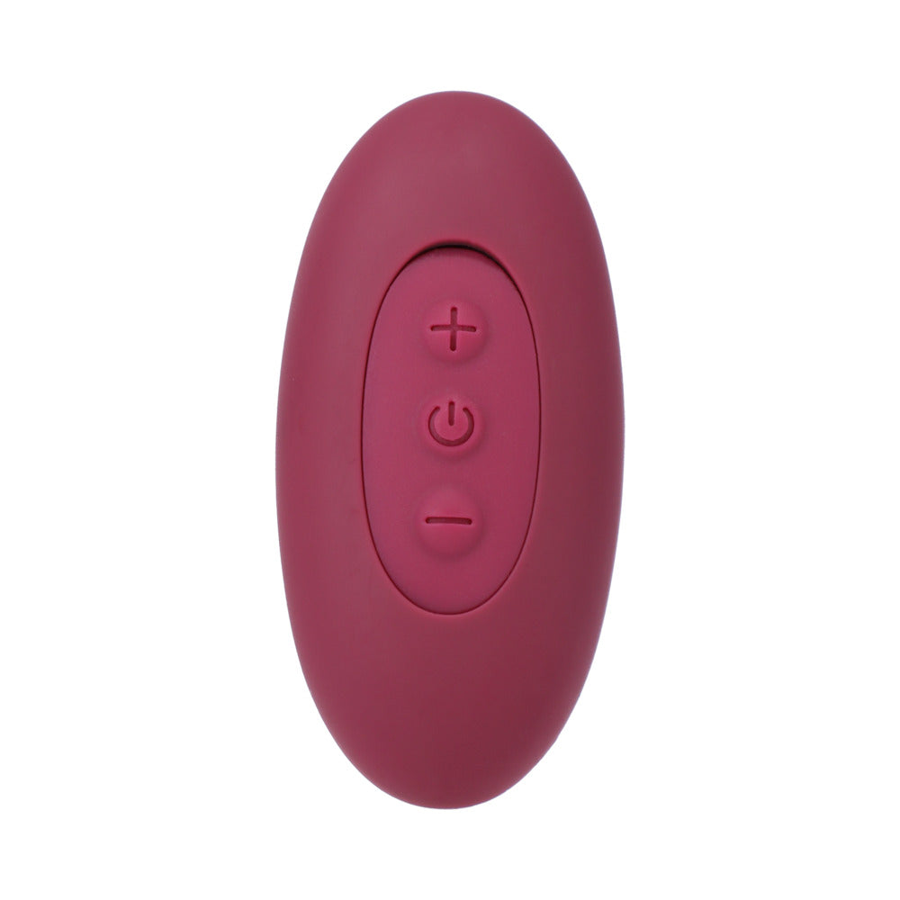 Tryst Duet Double Ended Vibrator with Wireless Remote Berry - Zateo Joy