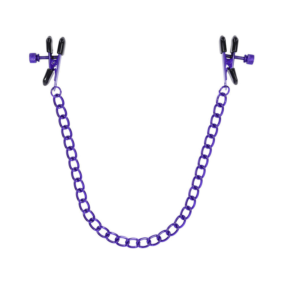 Merci Chained Up Nipple Clamps - Zateo Joy