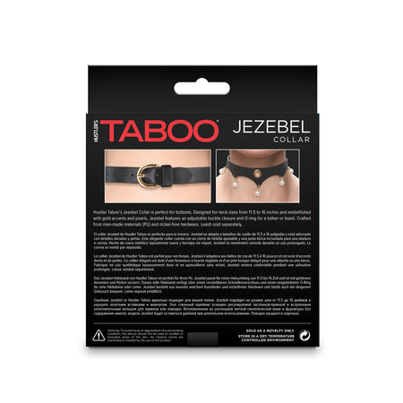 Hustler Taboo Jezebel Collar Black - Zateo Joy