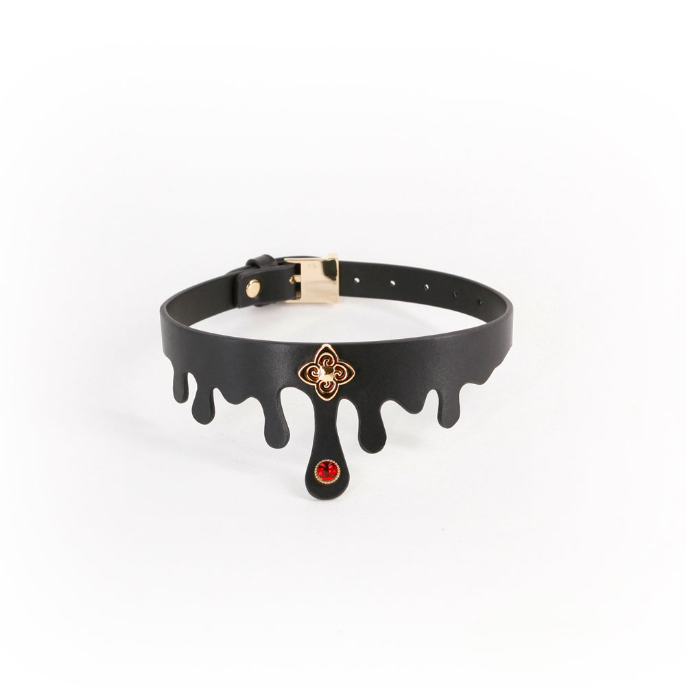 Hustler Taboo Elvira Collar Black - Zateo Joy