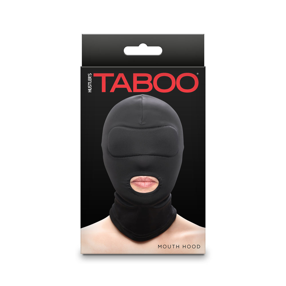 Hustler Taboo Mouth Hood Black - Zateo Joy