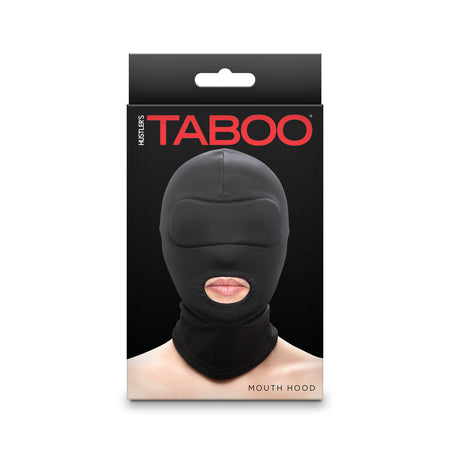 Hustler Taboo Mouth Hood Black - Zateo Joy