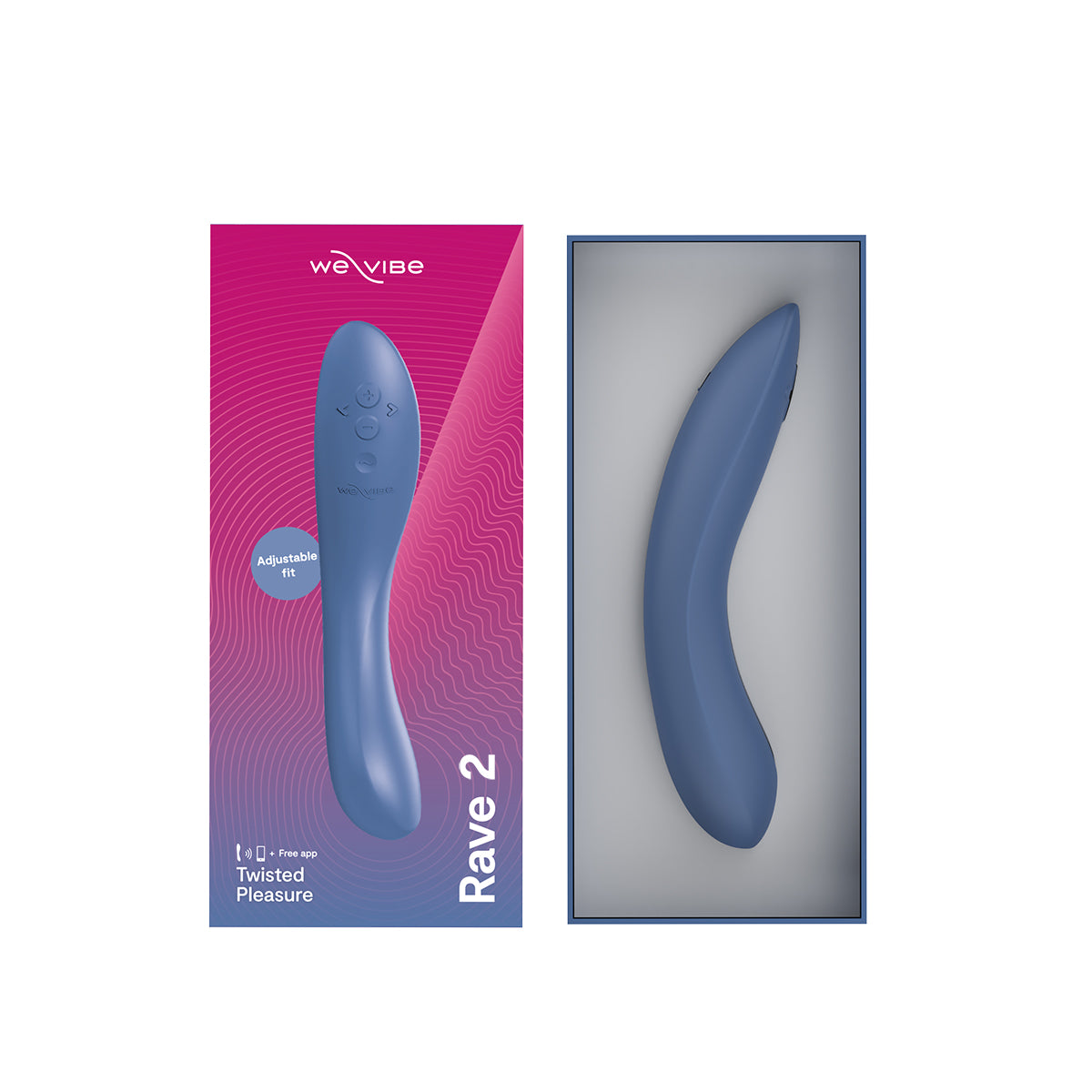 We-Vibe Rave 2 G-Spot Blue - Zateo Joy