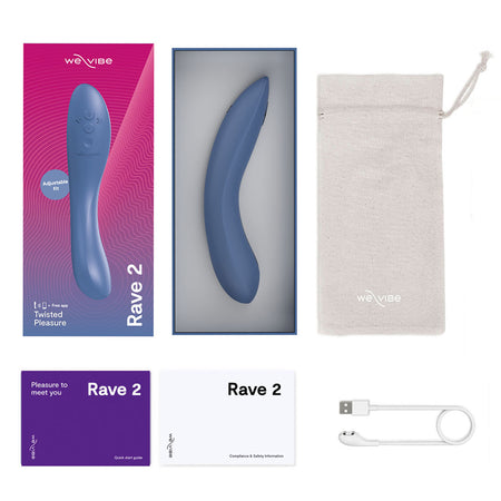 We-Vibe Rave 2 G-Spot Blue - Zateo Joy